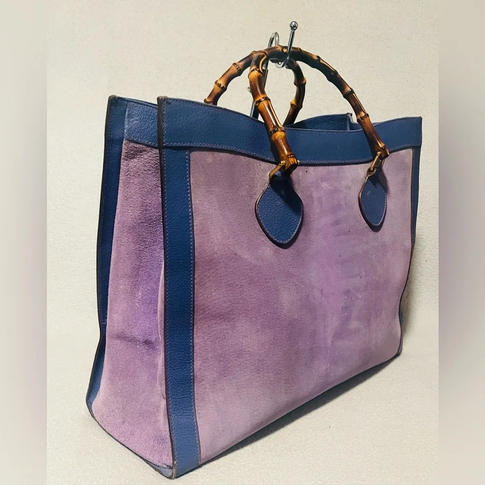 Gucci Diana Suede/Leather Handbag - Picture 8 of 14